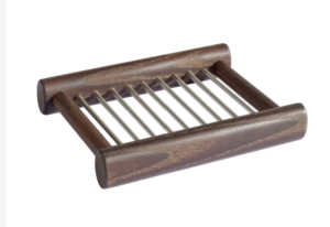 porte savon centre inox coté thermobois